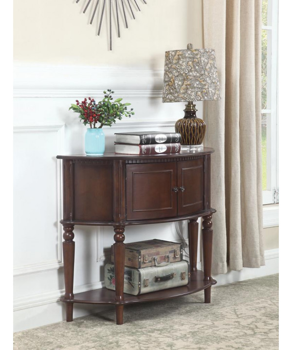 Traditional Brown Console Table