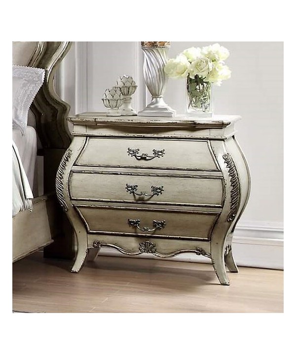 Elsmere By Homelegance Nightstand Antique Gray Finish