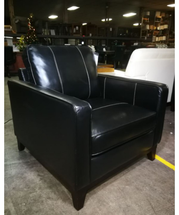 clancy leather chair